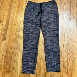Lululemon Pants Womens 6 Jet Crop Slim Luxtreme Cyber Black Gray Striped